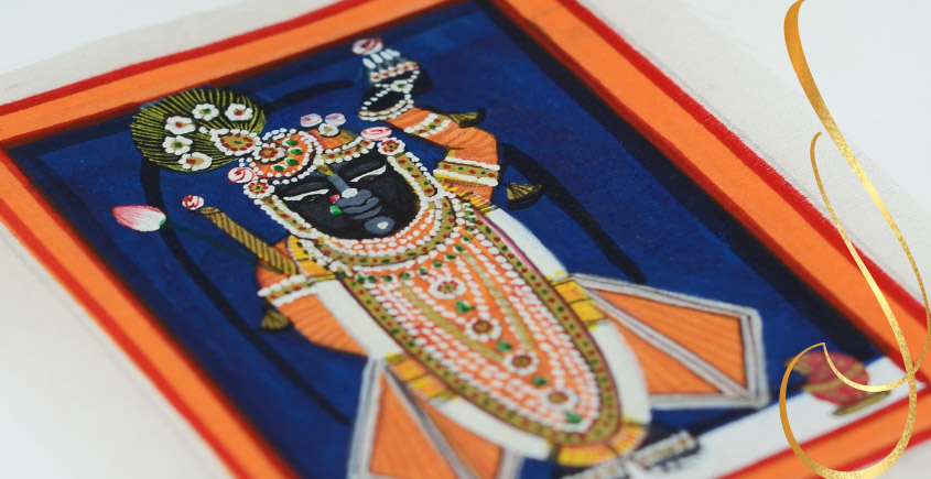 Miniature painting ~ Srinath ji ~ { 11 }